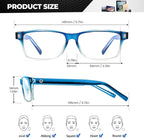 ANYLUV Blue Light Glasses Men Woman, Eye Strain Relief Eye Protection - Image 4