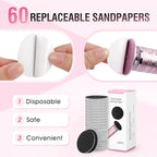 Electric Foot File Callus Remover: Adjustable Speed 1000RPM Feet File Grinder - Image 6