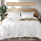 SONORO KATE 100% French Linen Duvet Cover Full Size, Soft Breathable - Image 7