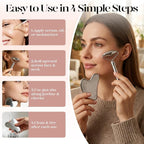 BAIMEI Stainless Steel Gua Sha & Face Roller Set, Facial Massage Tool - Image 4