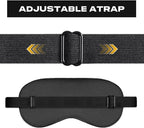 Silk Sleep Mask, Adjustable Soft Eye Cover - Image 2