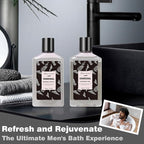 Father Day Gift for Men Spa Gifts for Men, Charcoal Bath and Body Gift Set for - Image 3