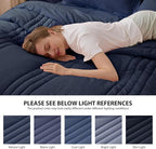 Twin XL Comforter Set Navy - Image 7