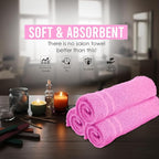 Hand Towels Pink Economy Towels Salon Towels - Image 6