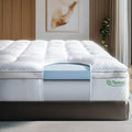 ViscoSoft 3 Inch Pillow Top Memory Foam Mattress Topper King by ViscoSoft