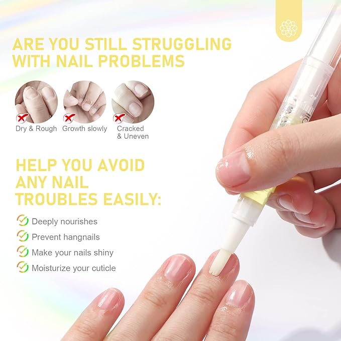 SAVILAND Natural Cuticle Oil Pen: 12PCS Revitalizing Cuticle Oil - Image 2