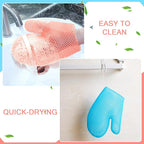 Karenhi 2 Pcs Honeycomb Exfoliating Glove Bath Mitt Body Spa Scrubber, - Image 7