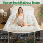 WhatsBedding 5 Inch Memory Foam Mattress Topper King Size - Image 7