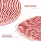 Silicone Face Scrubber 2 Pack, Manual Facial Cleansing Brush - Image 3