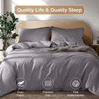 SONORO KATE 100% French Linen Duvet Cover Full Size, Soft Breathable - Image 6