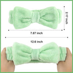 Ondder Green Spa Terry Cloth Skincare Headbands - Image 6