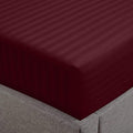 Feather & Stitch 1 PC Fitted Sheet California King Size, 100% Cotton Damask by FEATHERSTITCHNEWYORK