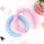 Spa Headbands for Women Skincare Makeup Headband for Washing Face Puffy Bubble - Image 7