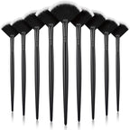 9 Pieces Facial Fan Mask Brushes, Soft Facial Applicator Brushes Tools by Maitys