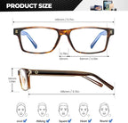 ANYLUV Blue Light Glasses Men Woman, Eye Strain Relief Eye Protection - Image 4