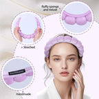 10 Pcs Velvet Cloth Spa Headbands - Image 3