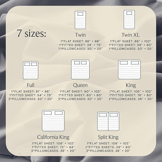 LuxClub 3 PC Twin XL Sheet Set, Deep Pockets Wrinkle Free Cooling Bed Sheets - Image 4