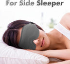 Sleep Eye Mask for Men Women, Sleeping Mask for Side Sleeper, Travel Blackout - Image 2