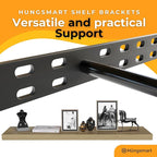 HÜNGSMART 48 Inch Wooden Floating Shelf – Supports 300lbs – Carpenter Designed - Image 6