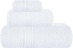 BOUTIQUO Ultra Soft 3 Pack Cotton Towel Set, Contains a Bath Towels 28x55 inch by BOUTIQUO