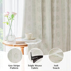 100% Boho Blackout Curtains 63 Inches Long - Image 6