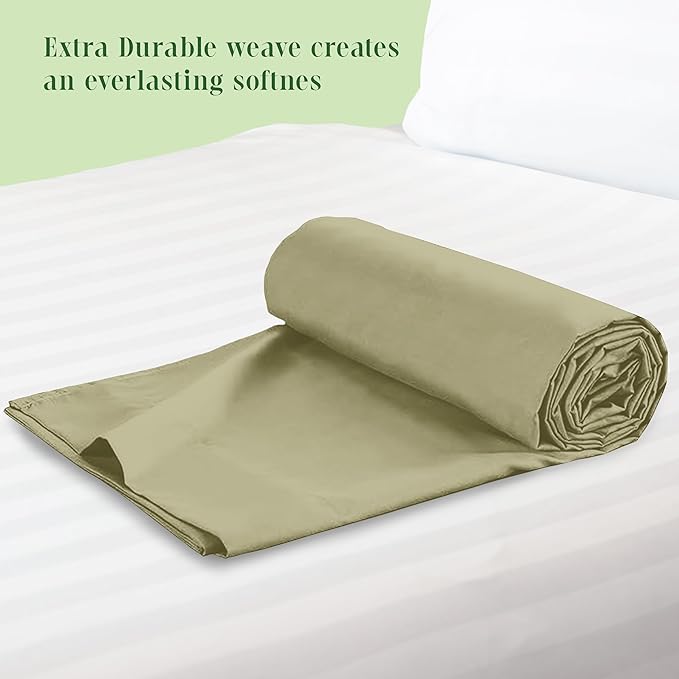 Elegant Comfort Premium Hotel Quality 1-Piece Flat Sheet, Luxury & Softest 1500 - Image 3