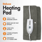 TheraCare Deluxe Heating Pad | Moist & Dry Heat | Four-Heat Settings | Sore - Image 3