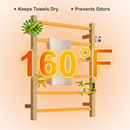 Heated Towel Racks for Bathroom, Wall Mounted Electric Towel Warmer Racks - Image 3