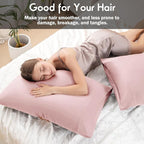 Pillowcases King Size 2 Pack, Cooling Viscose from Bamboo Pillow Cases - Image 5
