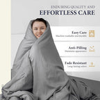 100% Egyptian Cotton Pillow Cases Standard/Queen Size Set of 2 - Image 5