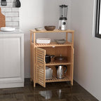 Bamboo Bathroom Storage Cabinet - Image 5