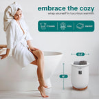 SereneLife Digital Display Bucket Towel Warmers, Luxury Towel Heater Gifts - Image 2
