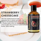 Strawberry Cheesecake Fragrance Oil Essential Oil, MAYJAM 3.38FL.OZ Strawberry - Image 3