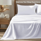 GOLD TEXTILES Full Flat Sheet 6 Pack – Brushed Microfiber Top Sheets - Image 6