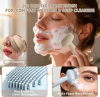 2 Pack Silicone Face Scrubber, 2 in 1 Facial Cleansing Brush & Face Mask - Image 2