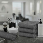 Salon Towels – 50 Pack Grey Hand Towels 100% Cotton Spa Towels – 16x27 inches - Image 4