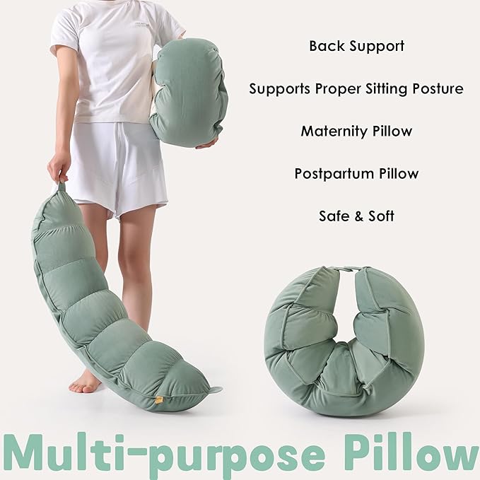 Peallow – Long Round Body Pillow - Image 7