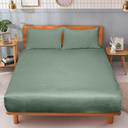 ROYALE LINENS 300 Thread Count 100% Long Staple Combed Cotton Fitted Sheet Queen - Image 9