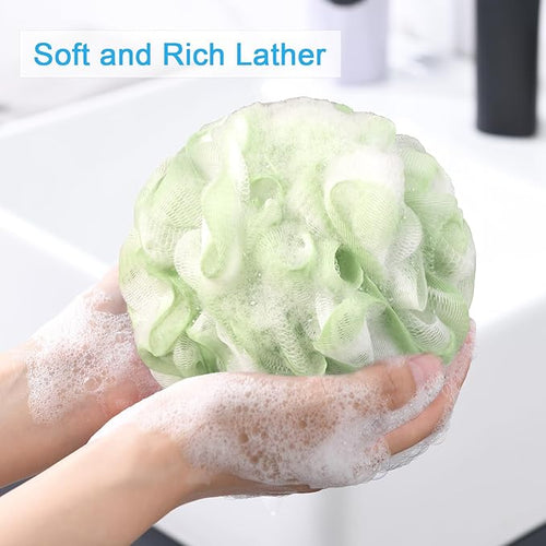 AmazerBath Loofah Sponge 60g/Piece, Exfoliating Bath Sponge Body Scrubber - Image 2