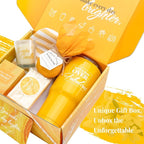 Gift Set for Women 8Pcs Bath and Body Gift Baskets, Vanilla Self Care Present - Image 2