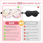 Kids Silk Sleep Mask: 100% Mulberry Silk Eye Mask - Image 5