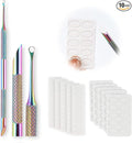 Pre-Treatment Cuticle Pusher, ASTONFOG Dual Ended Cuticle Remover Russian Prep by ASTONFOG