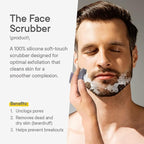 Face Scrubber Face Scrubber for Men Facial Cleansing Brush Silicone Face Wash - Image 6