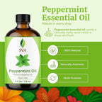 SVA Peppermint Essential Oil – 4 Fl Oz – 100% Natural Peppermint Oil - Image 2