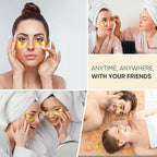 40 Pcs/20 Pairs 24K Gold Eye Mask Collagen Under Eye Mask Patches - Image 6
