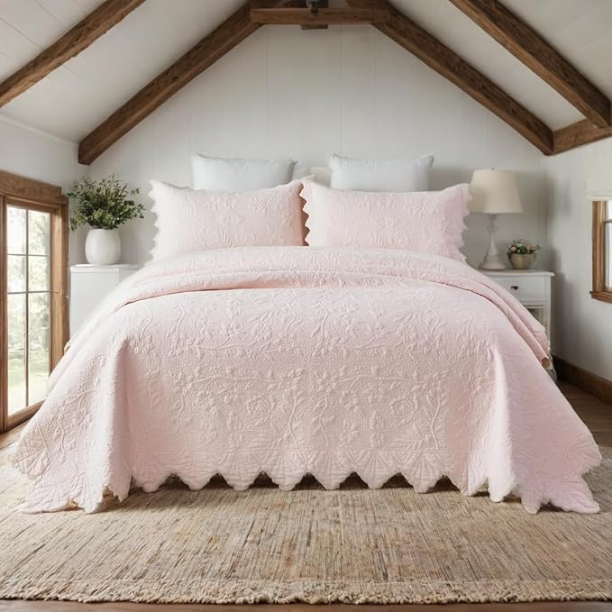 Brandream Luxury Cotton Quilt Set King Size - Image 2