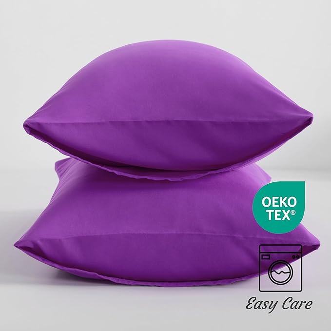 NTBAY Standard Pillow Cases Set of 2, 2 Pack Brushed Microfiber 20x26 Pillow - Image 3