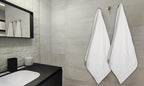 ZUPERIA White Bath Towels Bulk 12 Pack - Image 7