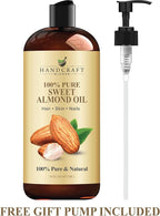 Handcraft Blends Sweet Almond Oil | 100% Pure and Natural | Bath & Body Oil | - Image 8
