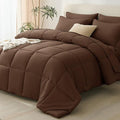 CozyLux Full Size Comforter Sets Brown by CozyLux